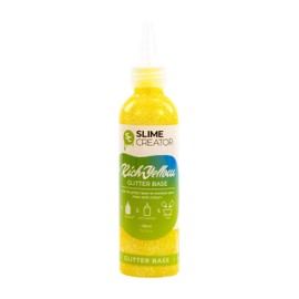 Slime Creator - Glitter Base - Rich Yellow | 180ml Easy-Pour Bottle | Safe & Tested for Slime Making