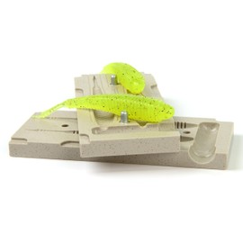 Soft Plastiс Mold Lure Making Injection Molds Fishing Lures Two Cavity Spunk Shad 4.5''