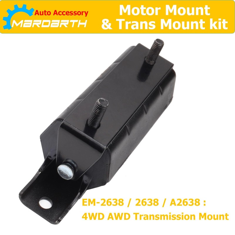 Set of 3, Engine Motor Mounts and Trans Mount Compatible