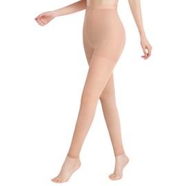 DCCDU Medical Compression Pantyhose for Women Support 20-30 mmHg Treatment Swelling, Edema Varicose Veins Waist high compression stockings