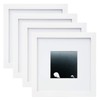 Egofine 8x8 Picture Frames 4 PCS - Made of Solid