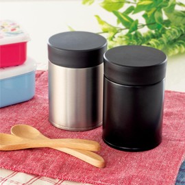 Atlas AFP-301MBK Soup Jar, Vacuum Insulated, Thermal Bento Box, 10.1 fl oz (310 ml), Food Pot, Matte Black