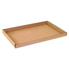 BOX USA B24152CT Corrugated Trays, 24"L x 15"W x 1 3/4"H, Kraft (Pack of 50)