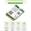 Wireless AX210 NIC, Gigabit Tri-Band Wi-Fi 6E, 802.11AX Standard, Bluetooth