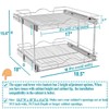 OCG 2 Tier Pull Out Cabinet Organizer (18.5" W x