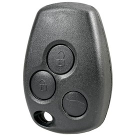OGGIPRO 3 Button Key Shell without Blade Compatible with Renault Clio 3, Twingo 2, Master 3, Kangoo 2, Trafic and Modus | Key Shell for Car Keys, Commercial Vehicles