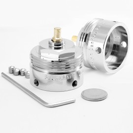 BLUMKRAFT Radiator Adapter Compatible with Danfoss RAVL 26mm and Compatible with Landis&Gyr 24mm to M30x1.5 for Thermostat Head/Thermostat M30 x 1.5 Plug