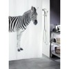 Spirella Zebra Black Shower Curtain 180 x 200 cm (Width