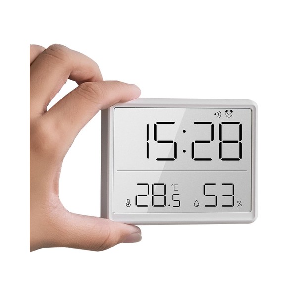 GooDay Smart Digital Alarm Clock, w/Magnetic Attraction, Indoor Temperature Humidity,