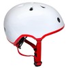 Ennui Elite Skate Helmet White Red Shiny One Size