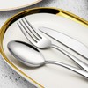 40-piece Silverware Set for 8, Stainless Steel Flatware Cutlery Set,