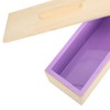 Soap Loaf Mold Flexible Purple Silicone DIY Hand Made Soap