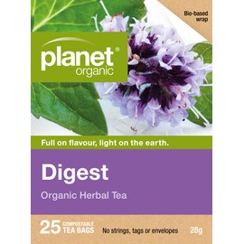 Planet Organic Digest Herbal Tea 25 Tea Bags