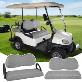 Golf Cart Seat Covers Front & Rear Sets 2 PCS for Club Car Tempo OEM Seat