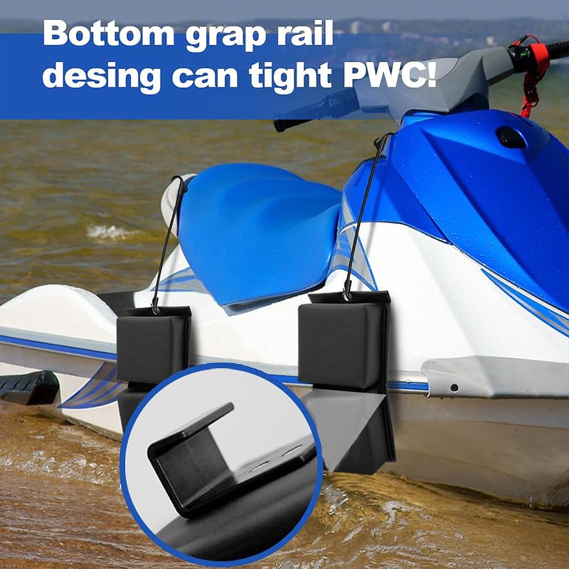 TOPROAD PWC Fender Bumpers, Boat Fenders Bumpers with 2 Elastic