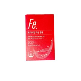 Nutrimore Premium Liquid Iron Sticks 30 packs, 1 box, 1 month / 뉴트리모어 프리미엄 액상 철분 스틱 30포 1박스 1개월