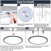 19 Inch Flush Mount Ceiling Light with Night Light, 45W