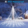 Decute Christmas Decorations Outdoor String Lights 8 Modes and Timer
