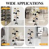 Freestanding Rotating Hat Display Rack: 7-Tiers, 35 Hooks, with Wheels,