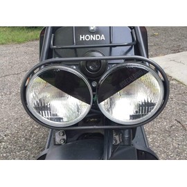 DecalDino Moped Headlight Eye Lids fits Yamaha Zuma and Honda Ruckus Sticker Decal Gold Metallic