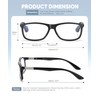 Missfive 2 Pack Progressive Multifocus Reading Glasses Men Women Premium