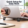 Mini Laptop Stand for Desk – 2-Piece Aluminum Alloy &