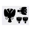 4 x 'Two Headed Eagle' Temporary Tattoos - Water Resistant,