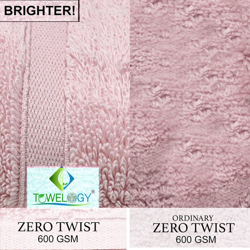 Luxury Bath Sheets Zero Twist Cotton 600 GSM (90 x140cm)