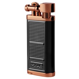 Xikar Pipeline Pipe Lighter Black Rose Gold 595BKRS Classic Styling Style NEW