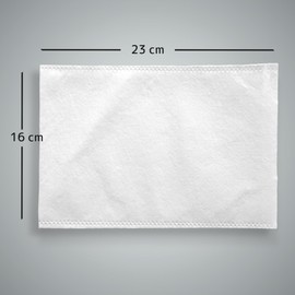 Abena Wash Gloves, Pack of 50, Disposable Face Cloth, Ultrasonic Seal, Dermatologically Tested, Replacement for Body Wipes and Incontinence Wipes