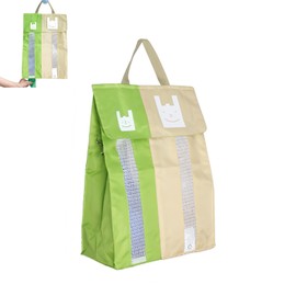 VorsiPro Plastic Bag Stocker, Wall Mounted, Large and Small Sorting, Plastic Bag Stocker, Wall Hanging, Can See Contents, Plastic Bag Holder, Large Capacity, Quick Removal, Convenient Garbage Bag