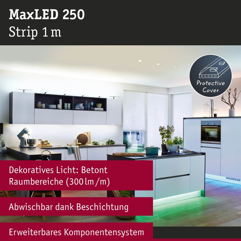 Paulmann MaxLED 250 Stripe 1 m RGBW IP44 Protect Co