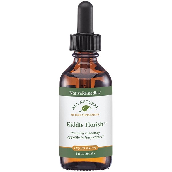 Native Remedies Kiddie Florish - All Natural Herbal Supplement Promotes a Healthy Appetite in Picky Eaters - 59 mL