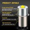 Ruiandsion Upgrade LED Flashlight Bulb P13.5S 6-24V LED Bulb 6V