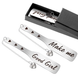 Metal Bookmark, 2Pcs Bookmark Gifts for Reading Women, Bookish Dark Romance Bookmarks, Book Lovers Gifts, Funny Bookmarks, Book Accessories for Book Lover Spicy Reader Gifts Friendship Gifts