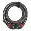Zefal K-Traz C9 Code Cable Lock, Black, 185 cm