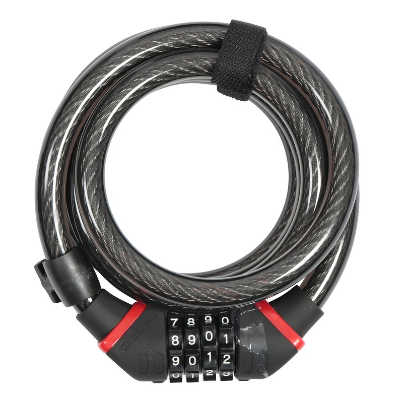 Zefal K-Traz C9 Code Cable Lock, Black, 185 cm