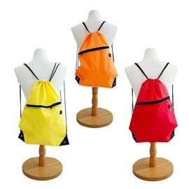 Super Affordable Beach Simple String Backpack / Swim & Waterproof Bag (Bulk Orders Available) GS002669 Simple String Backpack Orange 3ea