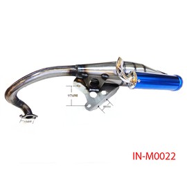 Performance Exhaust Muffler Pipe for Yamaha Breeze Jog 50 50cc 2 Stroke Scooter Moped Minarelli Engine 1E40QMB 1PE40QMB