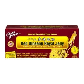 Prince of Peace Red Ginseng Royal Jelly Herbal Supplement 30 Vials Pack