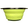 Oneida 8 inch Color Burst Stainless Steel Silicone Collapsible Colander