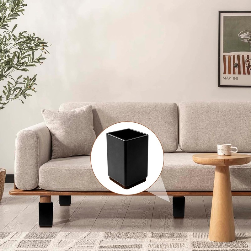 Risbay Bed Risers,2 inch Furniture Table Sofa Lift,Furniture Risers,Heavy Duty