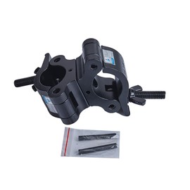 Sarknoah.Black Aluminum Pro Swivel Dual Coupler Clamp.Fits 2″ Tube 1100LB Load Heavy Duty Swivel Truss clamp.360ºstage lighting Clamps. Ideal for (1.5-2)″/(38-52)mm Coupling of Truss Pipes Equipment.