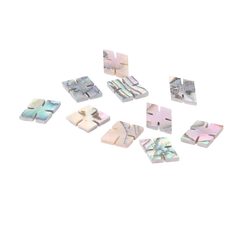 10 Pcs Guitar Fingerboard Inlay Abalone Shell Exquisite Beautiful Fretboard