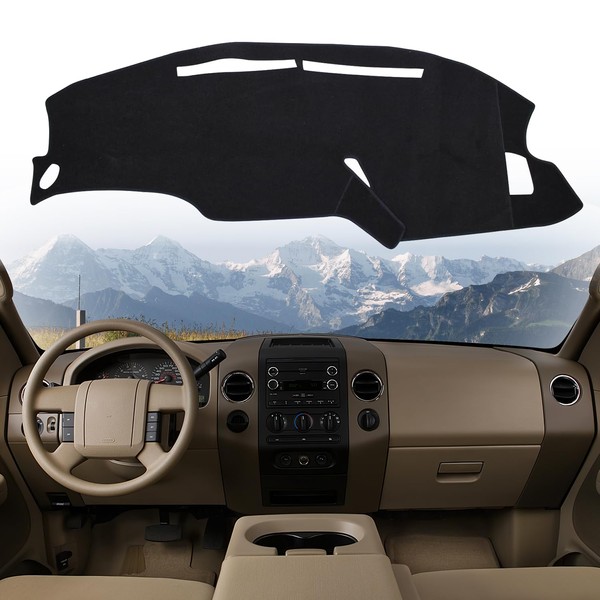 VAFMOLEI Dashboard Dash Cover Mat for Ford F150 2004 2005