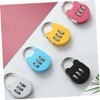 STOBOK 5pcs Mini Cartoon Combination Padlocks Locking Accessory for Gym