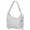 AMBRA Moda Women's Leather Handbag/Shoulder Bag/Cross-Body Hobo Bag, GL005 -