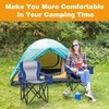 SAILARY 2PCS Folding Camping Chair Portable Outdoor Heavy Duty Padded