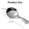 3 Pcs Stainless Steel Mini Spoons - Short Handle for