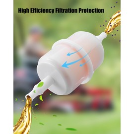 Fuel Filter Fit for TimeCutter 74685 ZS 4200S 74690 MX 4275T 75760 6000 Titan 74874 X4850 75303 ZX6000 75313 MyRide 60in Riding Mower Replace 139-0717 120-4253 133-1563 127-9204 135-8480